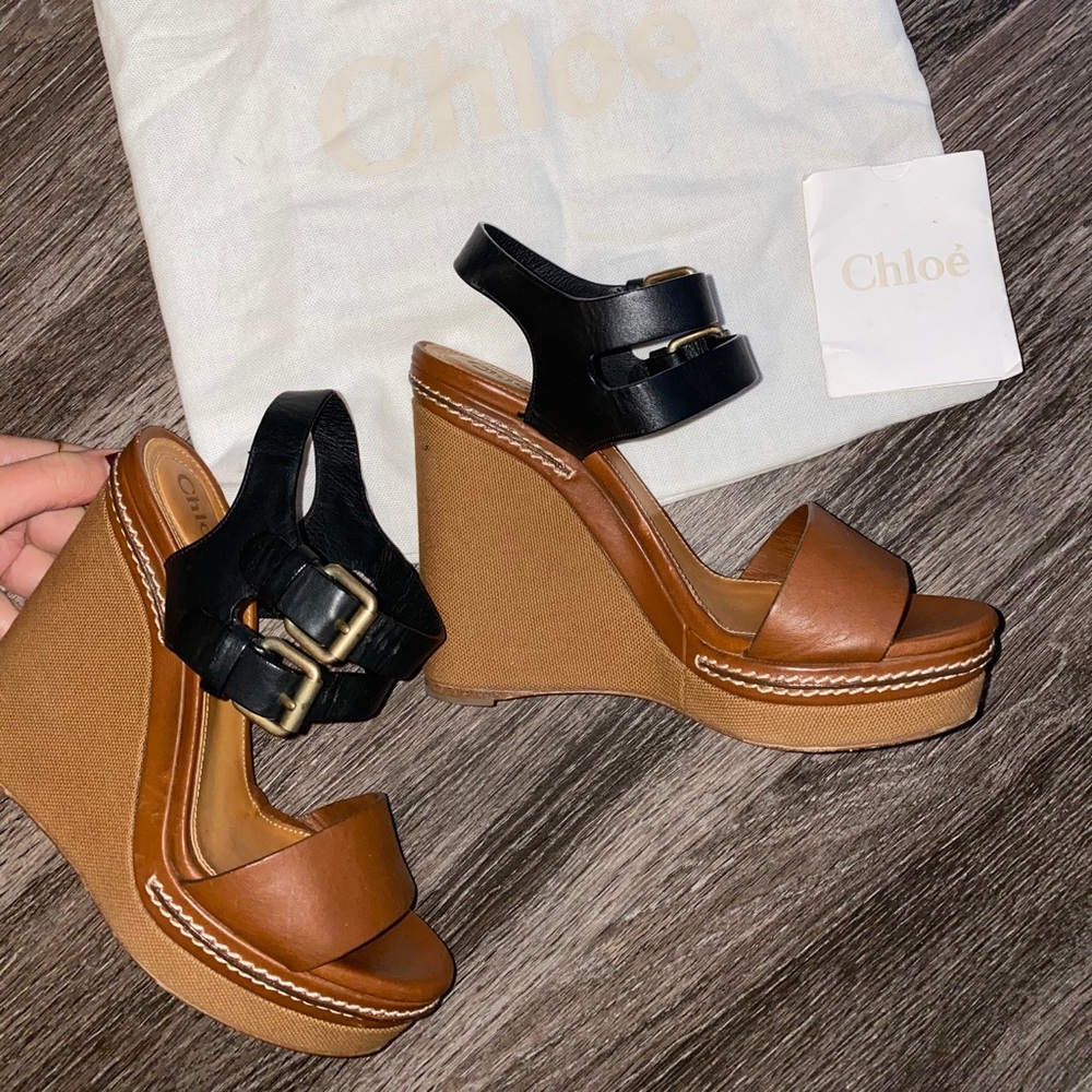 Chloé wedge heels